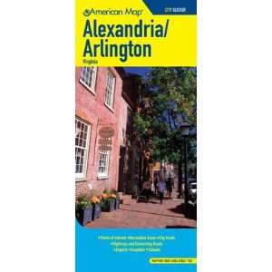   Map 600225 Alexandria And Arlington Virginia City Slicker Map: Office