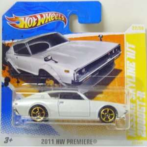  Hot Wheels Nissan Skyline H/T 2000GT R In White: Toys 