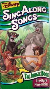  Sing Along Songs Jungle Book Bare Necessities. Acceptable.  