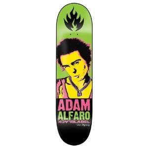  Black Label Adam Alfaro Lost Highway Blacklight Skateboard 