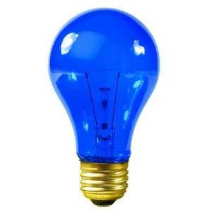 Club Pack of 25 Transparent Blue E26 Base Replacement A19 Light Bulbs 