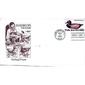 Duck Decoys Folk Art Stamps Envelope