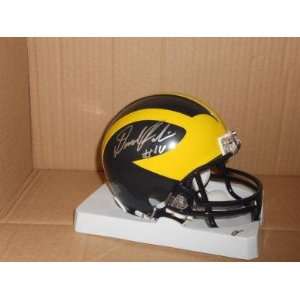 Denard Robinson signed Michigan Wolverines mini helmet   Autographed 