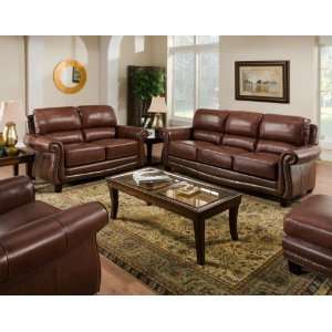  Soflex Leather 28019 Set Salem Furniture Sofa Set