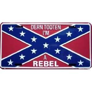  Csa Confederate States Rebel Flag Dern Tooten Metal 