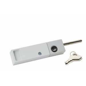   Patio Door Lock w/Rotating Bolt in White (Set of 10): Home & Kitchen