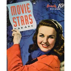   ) 11 x 17 Movie Stars Parade Magazine Cover 1940s  