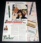 Parker Vacumatic Super Charged Pen ad 1941  