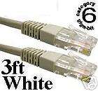 3ft short Cat6 Ethernet 10/100/1000Gig​abit Network Patch Cable/Cord 