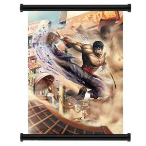  Street Fighter X Tekken Law Game Fabric Wall Scroll Poster 