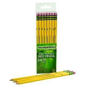  Dixon(R) Ticonderoga Pencils, No. 2, Medium Soft Lead, Box 