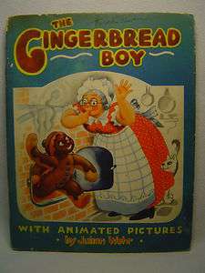 Julian Wehr, THE GINGERBREAD BOY, 1943 Nice movable animated 