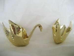 50 GOLD SWAN WEDDING PARTY FAVORS CAKE TOPPER CRAFT  