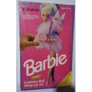  Barbie Costume Ball Dress Up Set: Toys & Games