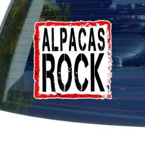  Alpacas Rock   Window Bumper Laptop Sticker: Automotive