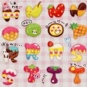  kawaii letters ABC sweets sponge sticker Toys & Games