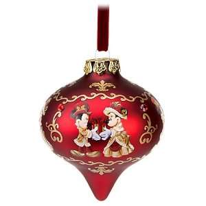 : Disney World Park Mickey & Minnie Mouse Victorian Droplet Christmas 