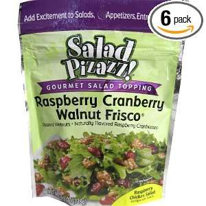   Pizazz, Raspberry Cranberry Walnut Frisco, 4.5 Ounce Bag (Pack of 6