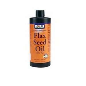 Now Foods Flax Seed Oil, 12 Ounces: Health & Personal Care