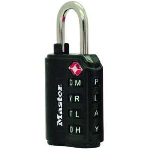   4691DWDBLK TSA Accepted Set Your Own Password Combination Lock, Black