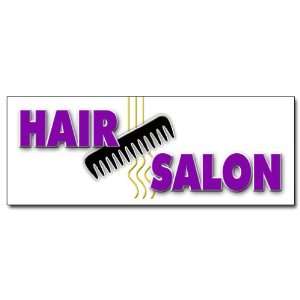  24 HAIR SALON DECAL sticker styling beauty cuts 