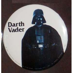   Darth Vader 3 Metal Badge Pin Original Vintage 1977 20th Century Fox
