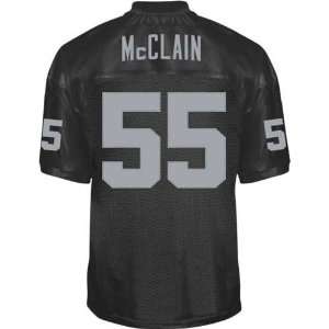 Oakland Raiders #55 Mcclain Black Jerseys Authentic Football Jersey 