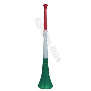  25 Vuvuzela Stadium Horn Mexico Tri color Red White Green 