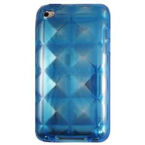  Blue Diamond Pattern Gel Case for Apple iPod Touch 4th Gen 