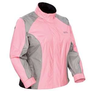   Womens Pink Sentinel Rain Jacket   Size  L Tall Automotive