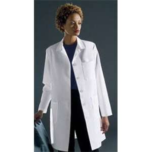  Ladies’ Staff Length Lab Coat   White, Size 28 Health 