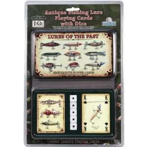  Rivers Edge Products Antique Lure Playing Cards In Gift 