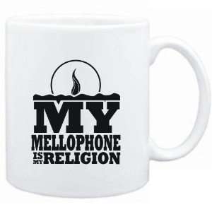 Mug White  my Mellophone is my religion Instruments 