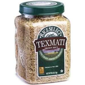 Rice Select Texmati Long Grain American Basmati Brown Rice, 36 Ounce 