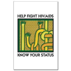  Help Fight HIV/AIDS, Know Your Status Mini Poster Health 