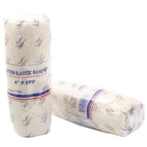  Americo Cotton Bandage w/ Clips, Natural 12 ct Rolls, 6 In 