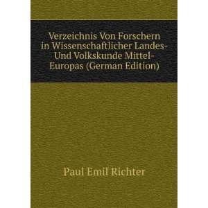   Volkskunde Mittel Europas (German Edition) Paul Emil Richter Books