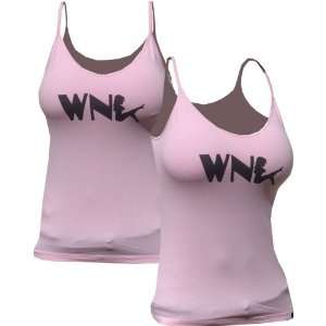  WNK Wear Logo Camisole Built In Bra Tank Top Pink (SizeM 