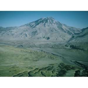 Griggs Volcano Overlooks Valley of Ten Thousand Smokes Filled by Ash 
