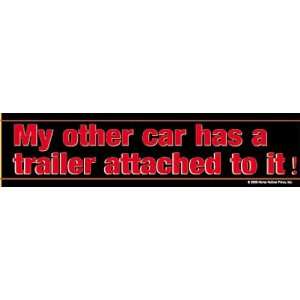  My other car has a horse trailer! Bumper Sticker 