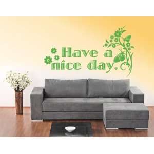  Nice Day   Vinyl Wall Words Decal