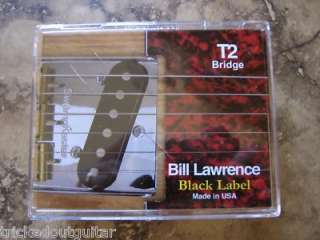 BILL LAWRENCE US T2 BLACK LABEL BRG PICKUP FENDER TELE  