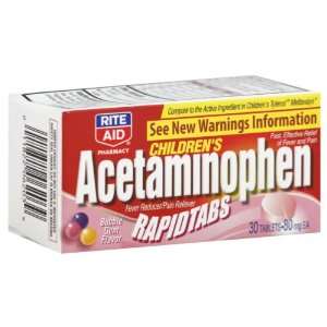  Rite Aid Acetaminophen, 30 ea