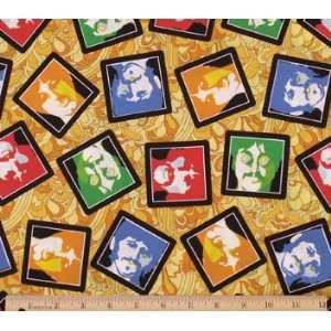  BEATLES Quilt Sewing Craft Fabric with JOHN LENNON, PAUL 