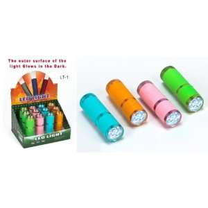  Flash Lights LED   Glow in the Dark Case Pack 12: Arts 