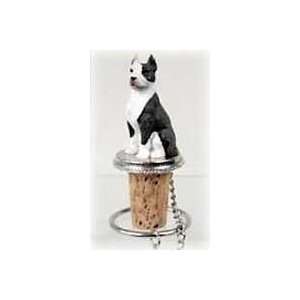  Brindle Pit Bull Terrier Wine Stopper: Kitchen & Dining