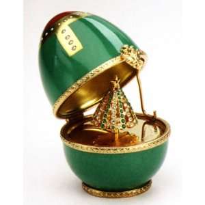  Faberge Egg   Petite Christmas Tree Egg