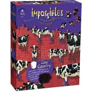  Impossibles Cow Country 750 Piece Puzzle: Toys & Games