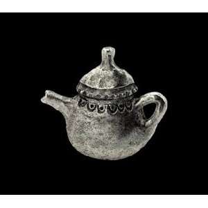    Cabinet Knobs, Antique Silver Teapot Knob