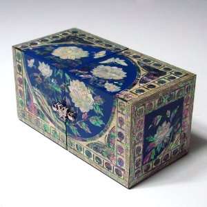   Asian Jewelry Trinket Keepsake Treasure Gift Box Ring Case Chest